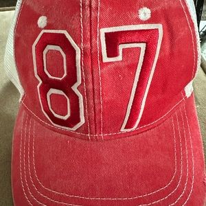Travis Kelce #87 Distressed Cap